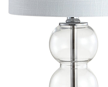 February 21" Glass/Metal LED Table Lamp - JONATHAN Y